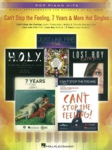 Pop Piano Hits: Can't Stop the Feeling, 7 Years & More Hot Singles - proste nuty na pianino dla uczniów w każdym wieku