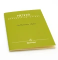 Barenreiter Notes Brahms - oliwkowy zeszyt nutowy A6 - notesik muzyczny