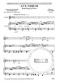 Will Todd  Ave verum from Song of Peace for SA choir and piano - nuty na chór żeński SA z fortepianem