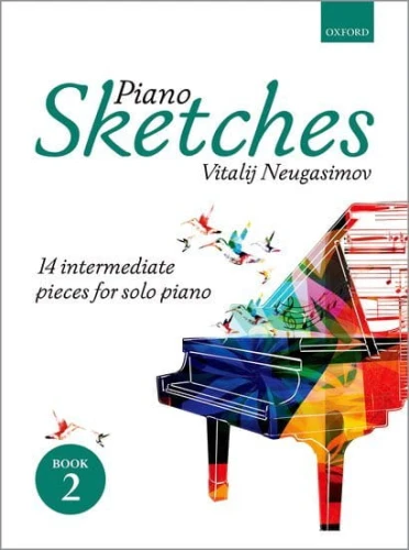 Vitalij Neugasimov: Piano Sketches Book 2 - 14 trudniejszych utworów na fortepian solo
