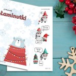 Zimowe Łaminutki - arkusze z ćwiczeniami muzycznymi dla dzieci - poziom początkujący dźwięki c1 do c2