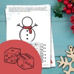 Zimowe Łaminutki - arkusze z ćwiczeniami muzycznymi dla dzieci - poziom początkujący dźwięki c1 do c2