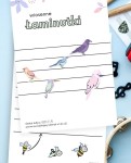 Wiosenne Łaminutki - arkusze z ćwiczeniami muzycznymi dla dzieci - poziom początkujący dźwięki c1 do c2