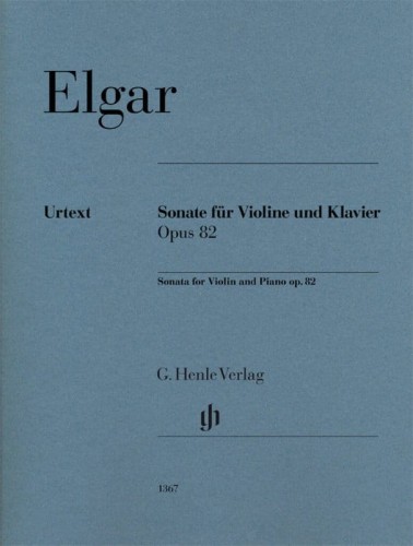 Edward Elgar: Sonata for Violin and Piano op. 82 - nuty na skrzypce z fortepianem