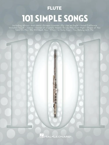 101 Simple Songs: Flute - proste piosenki - nuty na flet poprzeczny solo
