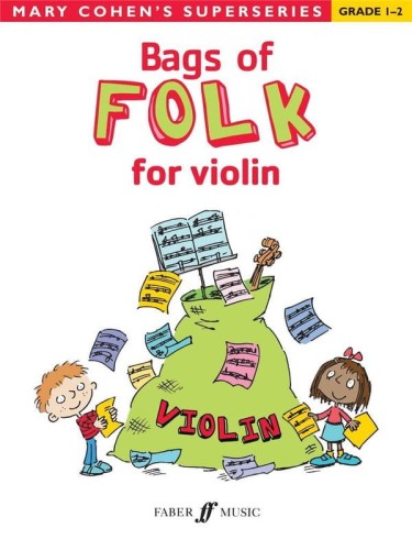 Mary Cohen: Bags Of Folk for Violin - Superseries Grade 1-2 - nuty na skrzypce dla początkujących