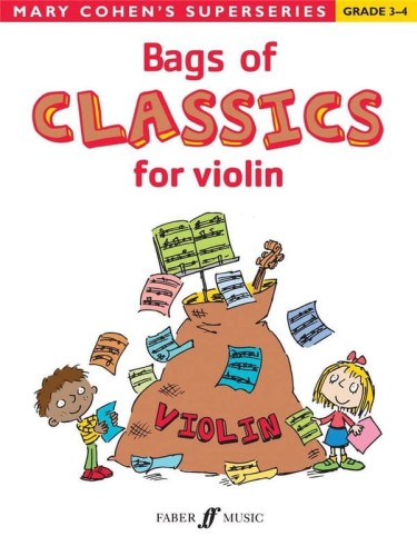 Mary Cohen: Bags Of Classics for Violin - Superseries Grade 3-4 - nuty na skrzypce