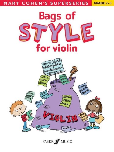 Mary Cohen: Bags Of Style for Violin - Superseries Grade 2-3 - nuty na skrzypce dla początkujących