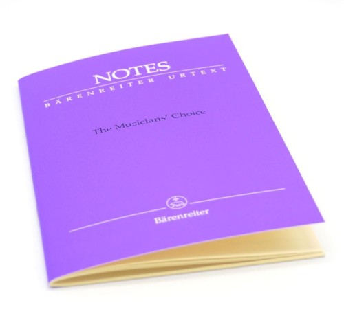 Barenreiter Notes Faure - fioletowy zeszyt nutowy A6 - notesik muzyczny