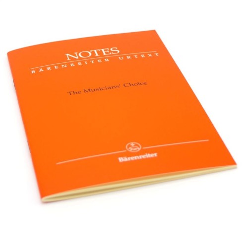 Barenreiter Notes Dvorak - pomarańczowy zeszyt nutowy A6 - notesik muzyczny