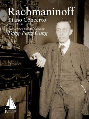 Sergiusz Rachmaninow: Piano Concerto No. 3 in solo version - III koncert fortepianowy op. 30 - Peng-Peng Gong - nuty na fortepian