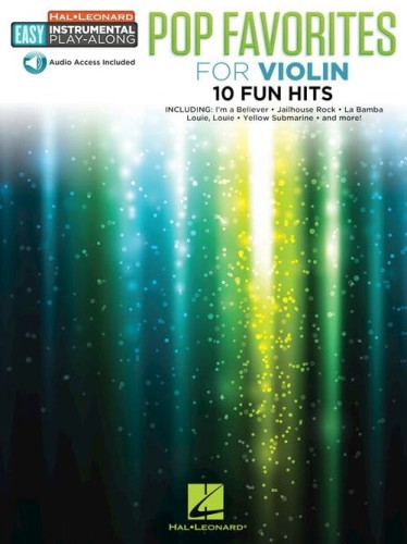 Pop Favorites for Violin: 10 Fun Hits (+ audio online) - łatwe nuty na skrzypce