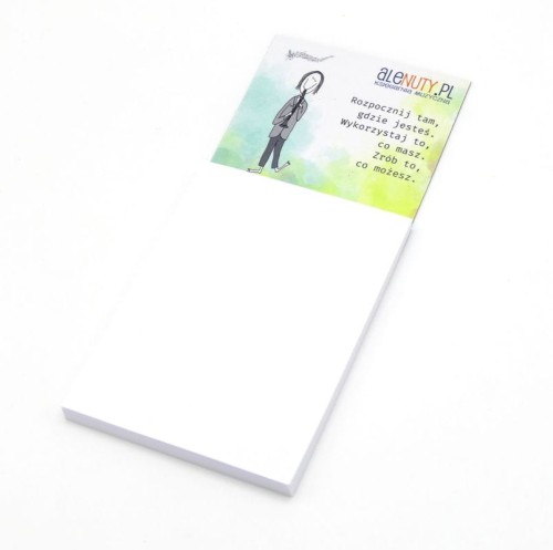 Muzyczny notes z magnesem Klarnecista i cytat