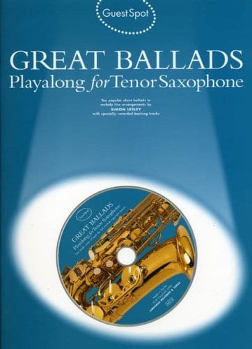 Guest Spot: Great Ballads Playalong For Tenor Saxophone - Simon Lesley - nuty na saksofon tenorowy (+ płyta CD)
