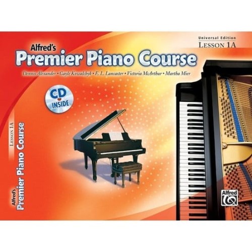 Alfred's Premier Piano Course: Lesson 1A - Dennis Alexander, Gayle Kowalchyk, El Lancaster, Victoria McArthur, Martha Mier - szkoła gry na fortepianie (+ płyta CD)