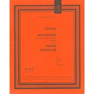 Franz Schollar: Schule fur Horn 1 - szkoła gry na rogu (waltorni)