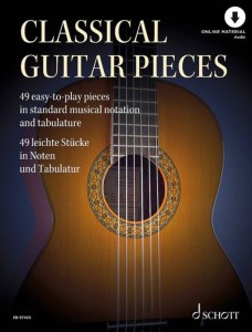 Classical Guitar Pieces - 50 easy-to-play pieces (+ audio online) - nuty i tabulatury na gitarę klasyczną