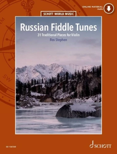 Russian Fiddle Tunes - 31 rosyjskich melodii ludowych - Ros Stephen (+ audio online) - nuty na skrzypce solo i w duecie