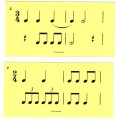 Music Flash Cards - zestaw kart do teorii muzyki, nauki notacji muzycznej, rytmów i pojęć muzycznych