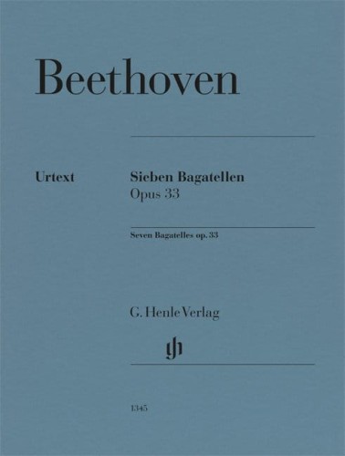 udwig van Beethoven: 7 Bagatelles op. 33 - 7 bagatel - nuty na fortepian