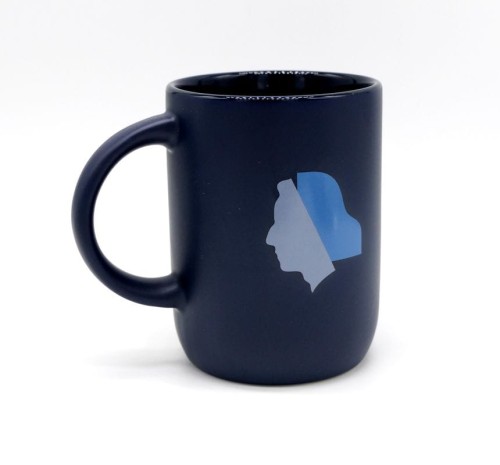 Granatowy porcelanowy kubek konkurs Chopinowski 200 ml