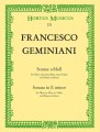 Francesco Geminiani: Sonate e-moll fur Oboe (Querflote, Violine) und Basso continuo - nuty na obój lub flet prosty lub skrzypce i fortepian
