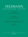Georg Philipp Telemann: Two Sonatas for Oboe and Basso continuo from Essercizii musici - Dwie sonaty B-dur i a-moll - nuty na obój i fortepian