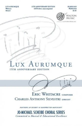 Eric Whitacre: Lux Aurumque - nuty na chór mieszany