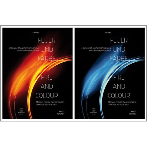 Iris Rieg: Fire and Colour - współczesna harmonizacja chorałowa i swobodna improwizacja - komplet 2 tomów - nuty na organy
