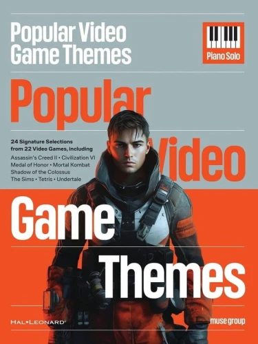 Popular Video Game Themes for Piano Solo - 24 tematy z gier video - nuty na fortepian