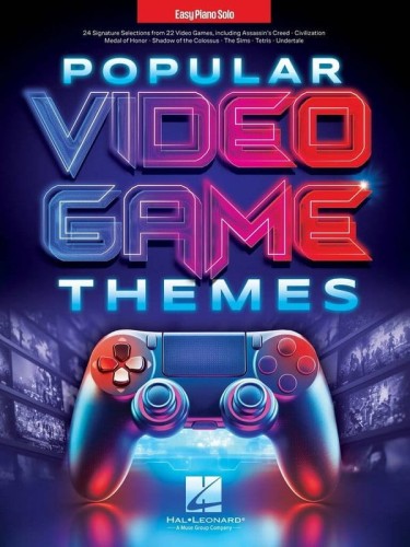 Popular Video Game Themes for Easy Piano - 24 tematy z gier video - łatwe nuty na pianino