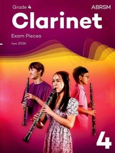 Clarinet Exam Pieces - ABRSM Grade 4 - from 2026 (+ audio online) - nuty na klarnet z fortepianem