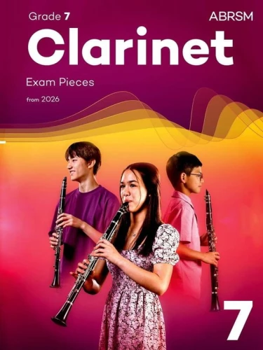 Clarinet Exam Pieces - ABRSM Grade 7 - from 2026 (+ audio online) - nuty na klarnet z fortepianem