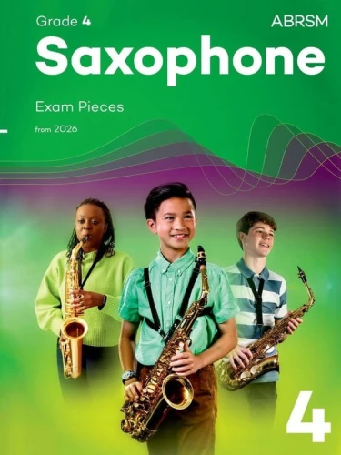 Saxophone Exam Pieces - ABRSM Grade 4 - from 2026 (+ audio online) - nuty na saksofon z fortepianem