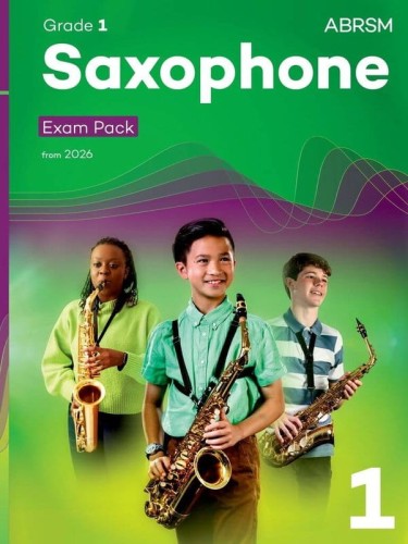 Saxophone Exam Pack - ABRSM Grade 1 - from 2026 (+ audio online) - nuty na saksofon z fortepianem