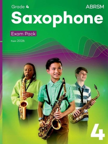 Saxophone Exam Pack - ABRSM Grade 4 - from 2026 (+ audio online) - nuty na saksofon z fortepianem