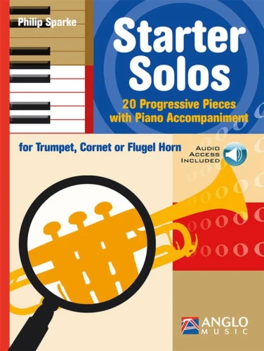 Philip Sparke - Starter Solos for Trumpet - 20 Progressive pieces with Piano Accompaniment (+ audio online) - nuty na trąbkę z fortepianem