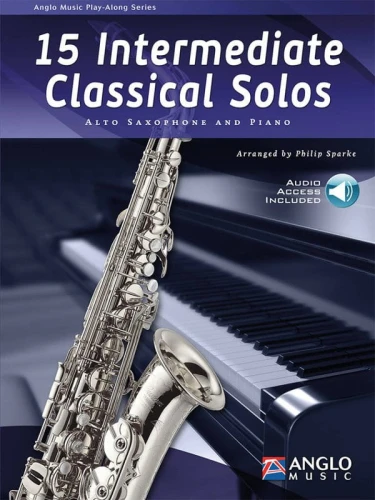 15 Intermediate Classical Solos for Alto Saxophone and Piano - Philip Sparke (+ audio online) - nuty na saksofon altowy i fortepian