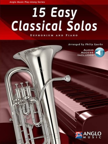 15 Easy Classical Solos for Euphonium and Piano - Philip Sparke (+ audio online) - nuty na eufonium i fortepian dla początkujących