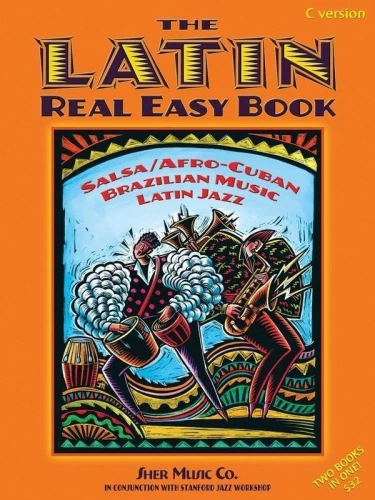 The Latin Real Easy Book C Version - proste opracowanie - nuty na fortepian - linia melodyczna, akordy, słowa
