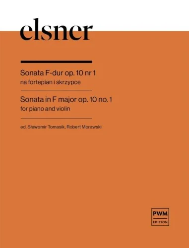Józef Elsner: Sonata F-dur op. 10 nr 1 - nuty na skrzypce i fortepian