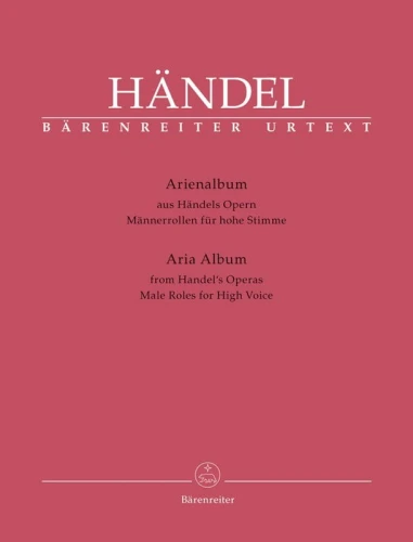 Georg Friedrich Handel: Aria Album Male Roles for High Voice (Soprano) from Handel's Operas - męskie arie operowe na sopran - nuty na głos z fortepianem