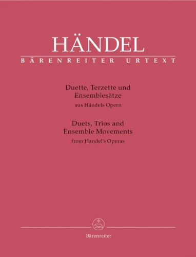 Georg Friedrich Handel: Duets, Trios and Ensemble Scenes from Handel's Operas - duety, tria i sceny zespołowe - nuty na głos wysoki z fortepianem