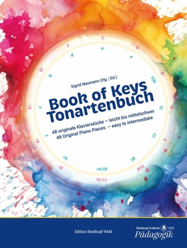 Tonartenbuch - Book of Keys - Sigrid Naumann - 48 oryginalnych kompozycji w różnych tonacjach - nuty na fortepian