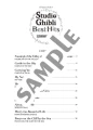 Studio Ghibli Best Hits for Piano Solo - Advanced Level - 10 piosenek - nuty na fortepian