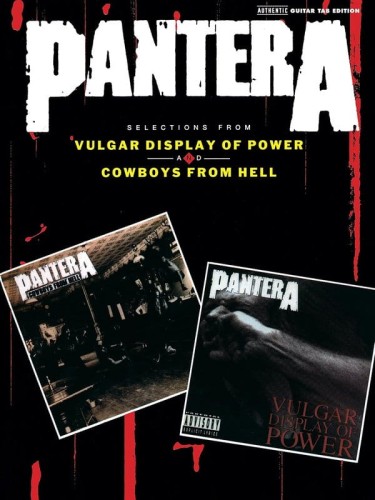 Pantera: Selections from Vulgar Display Of Power and Cowboys From Hell - nuty i tabulatury na wokal, gitarę elektryczną, basową oraz perkusję