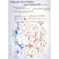Trios for two Violins and Violoncello for Beginners - Soós András - tria na dwoje skrzypiec i wiolonczelę dla początkujących