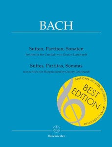 Jan Sebastian Bach: Suites Partitas Sonatas for Harpsichord - Gustav Loenhardt - Suity Partity Sonaty - nuty na klawesyn