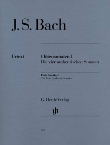 Jan Sebastian Bach: Flute Sonatas Volume I - The four authentic Sonatas - sonaty fletowe BWV 1030, 1032, 1034, 1035 - nuty na flet poprzeczny z fortepianem