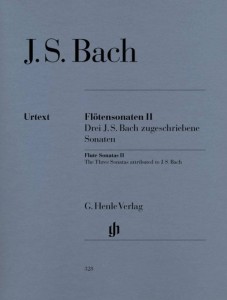 Jan Sebastian Bach: Flute Sonatas Volume II - Three Sonatas attributed to J. S. Bach - sonaty fletowe BWV 1020, 1031, 1033 - nuty na flet poprzeczny z fortepianem